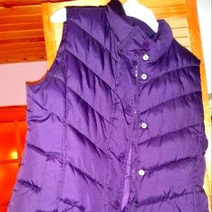 Vest coat, large, purple